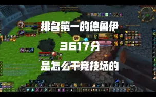 Video herunterladen: 魔兽世界3617分排名第一的德鲁伊，是怎么干竞技场的，WLK野德Spottman精彩PVP竞技场视频