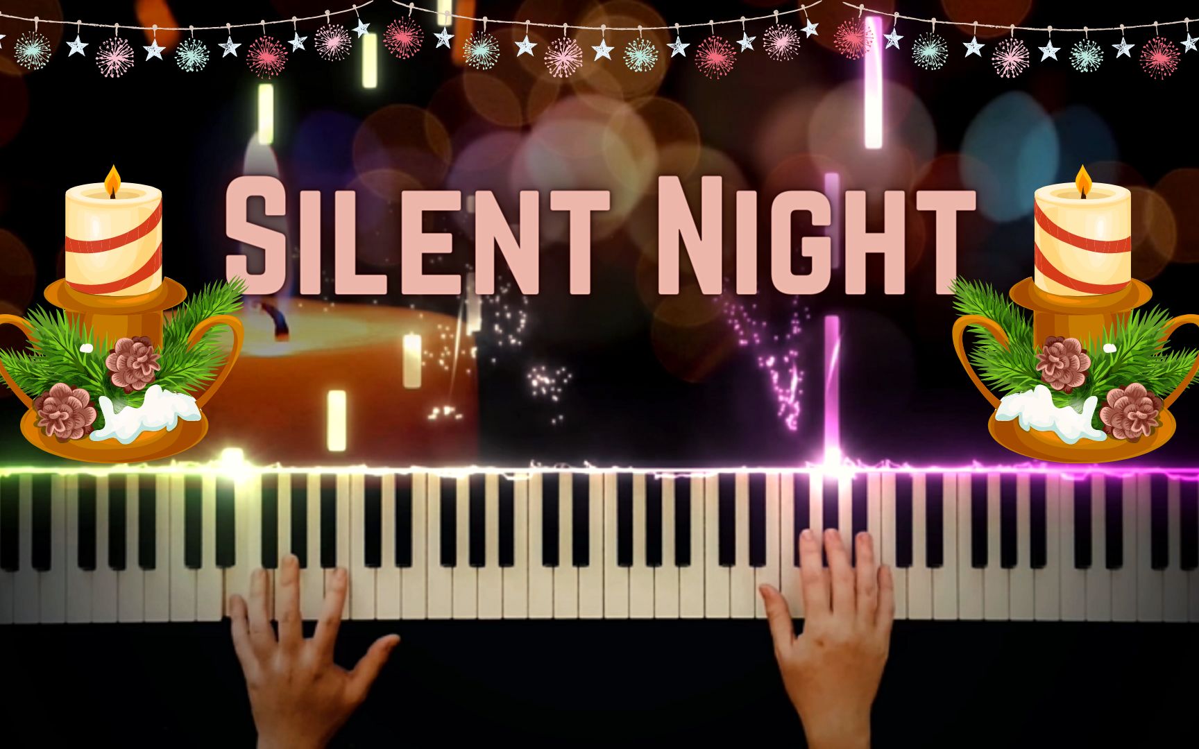 [图]【原创】平安夜 (Silent Night) - 经典圣诞颂歌 -特效钢琴