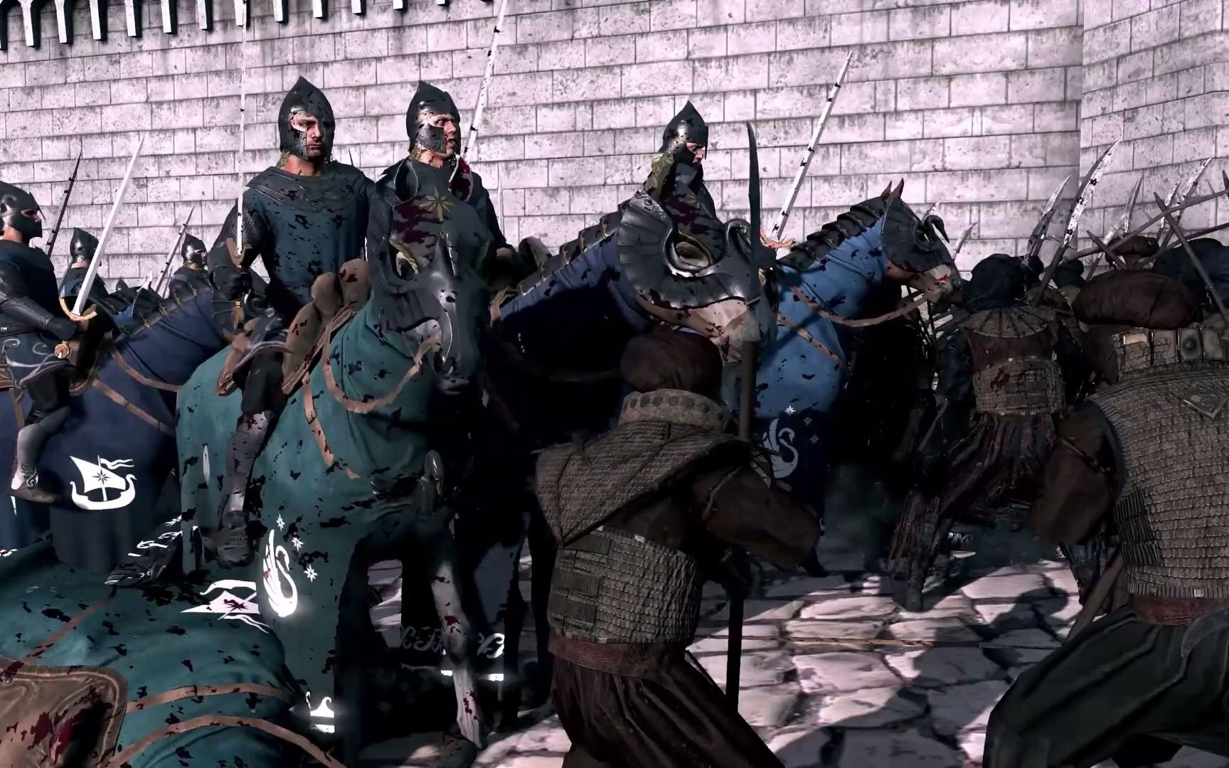 阿提拉全面战争魔戒mod微电影哈拉德林围攻多尔阿姆罗斯城池