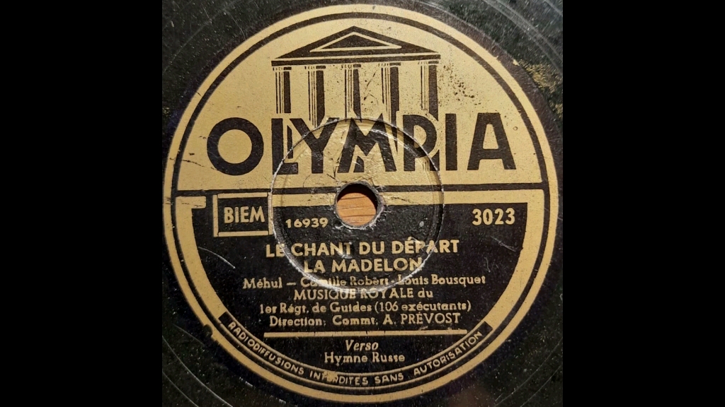 [图]【Olympia】Le Chant des Partisans（出征曲）1945