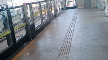 天津地铁 9 号线中山门进站视频(4 节编组)