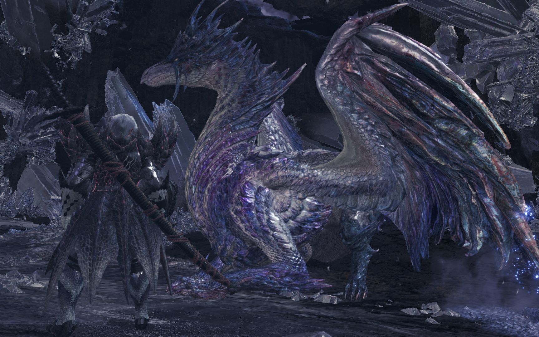 【怪物猎人世界:冰原|pc】历战王冰咒龙 太刀647