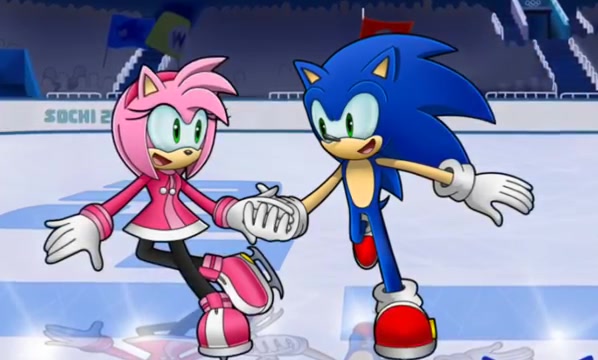 sonic x amy(sonamy):on the floor