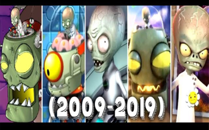 [图]Evolution of Zomboss in Plants vs. Zombies 2009 - 2019