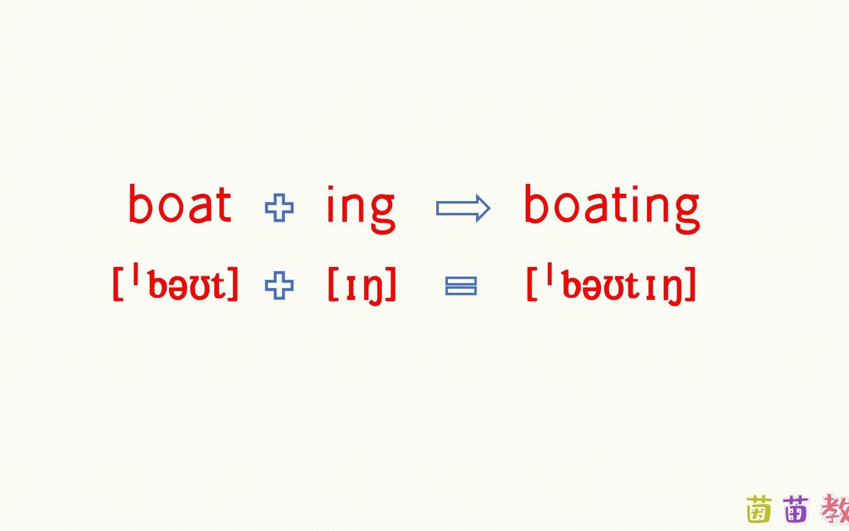 五年级上册英语unit6单词:boating哔哩哔哩bilibili