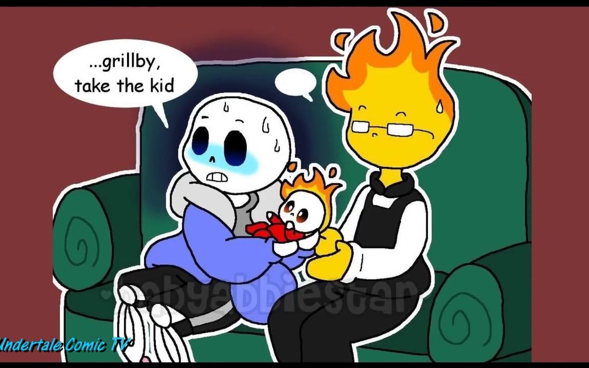 sans有一个小宝宝undertale动画undertale配音漫画