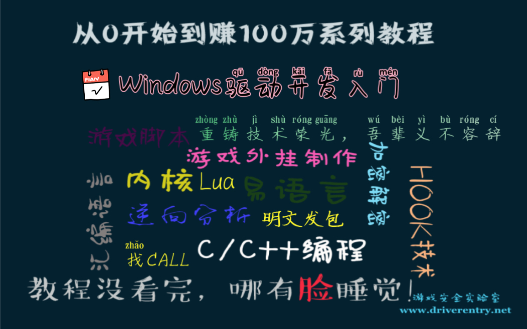 Windows驱动开发入门教程(适合xp win7 win8 win10)哔哩哔哩bilibili