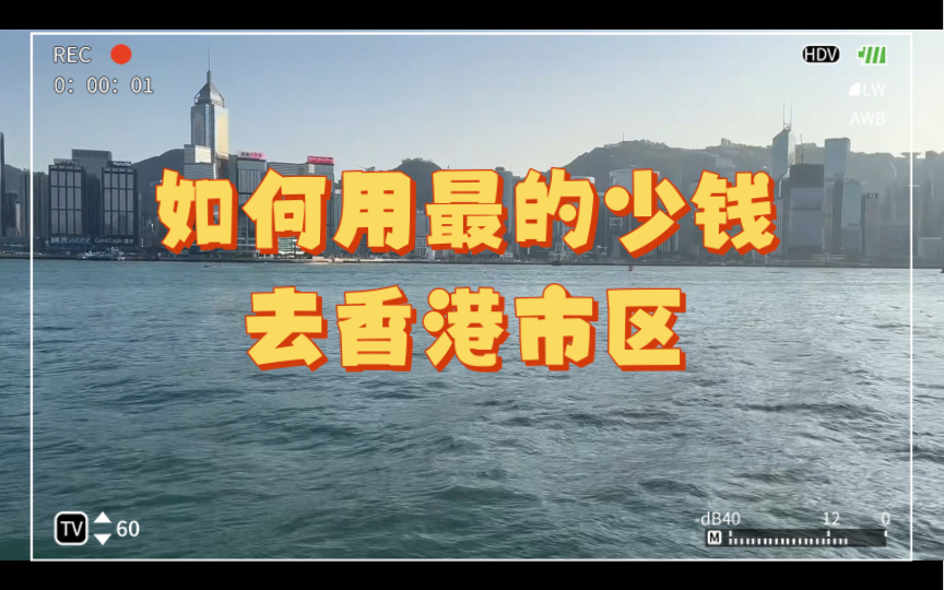 如何用最少的钱从深圳去香港市中心?这次是从莲塘口岸入香港哔哩哔哩bilibili