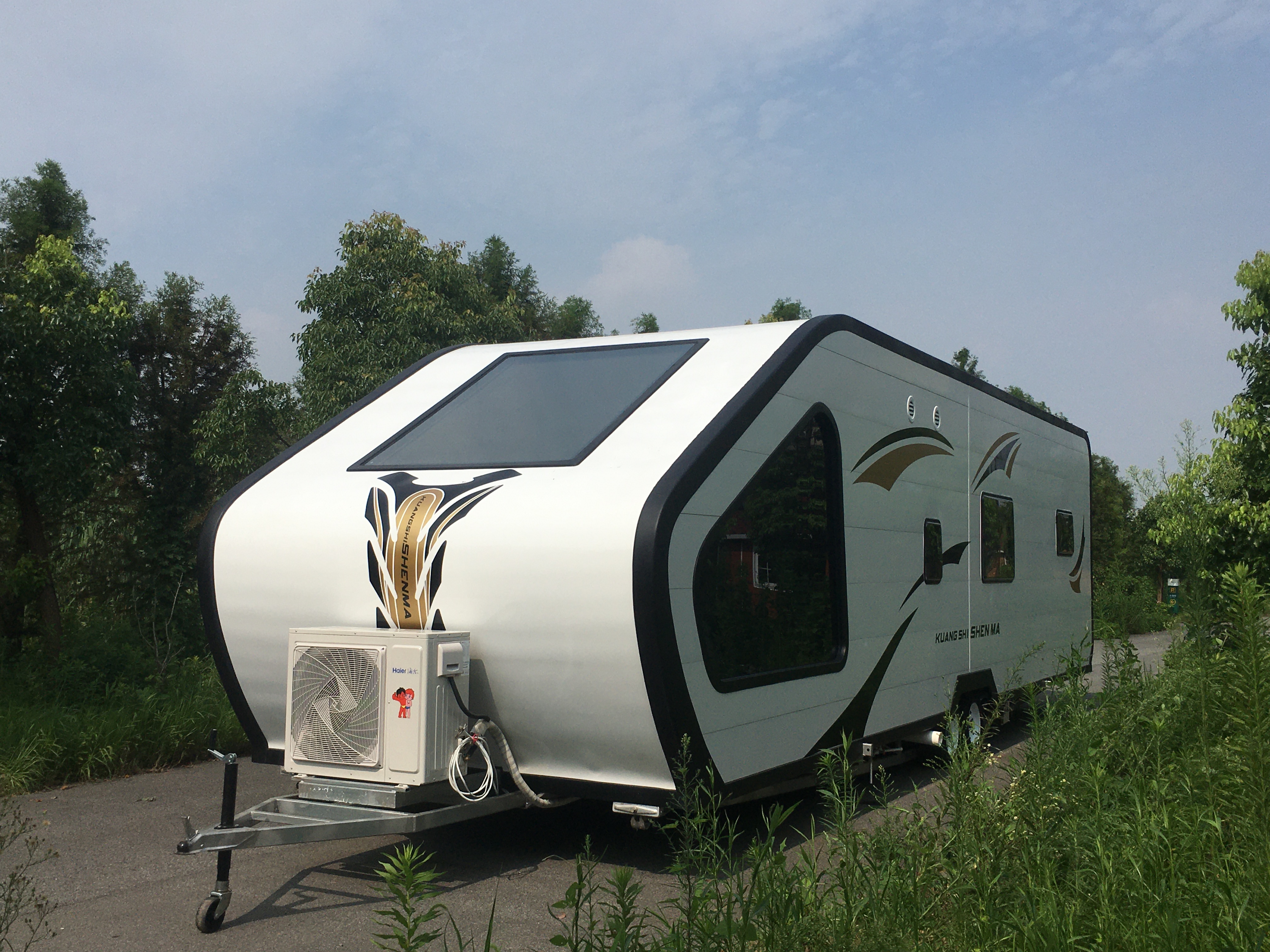 环球营地房车 13米超观景星空营地房车 营地拖挂房车