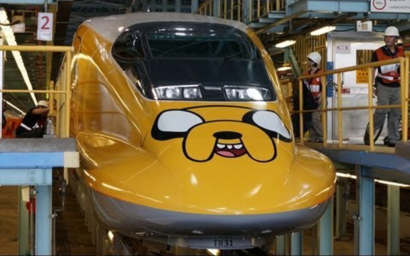 2013 台湾高铁欢乐卡通列车 施工过程记录 The Making of THSR x Cartoon Network Theme Train哔哩哔哩bilibili