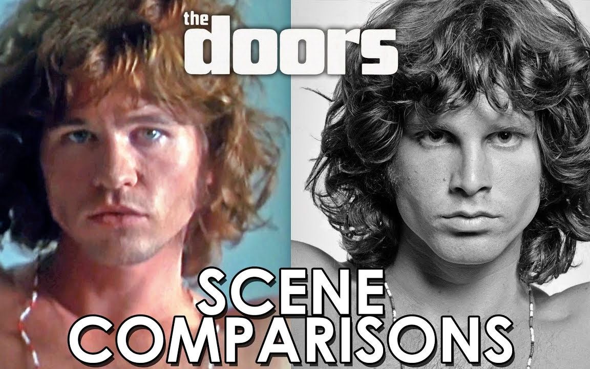 【搬运】传记片《大门》 The Doors (1991) 与乐队真实影像对比  scene comparisons哔哩哔哩bilibili