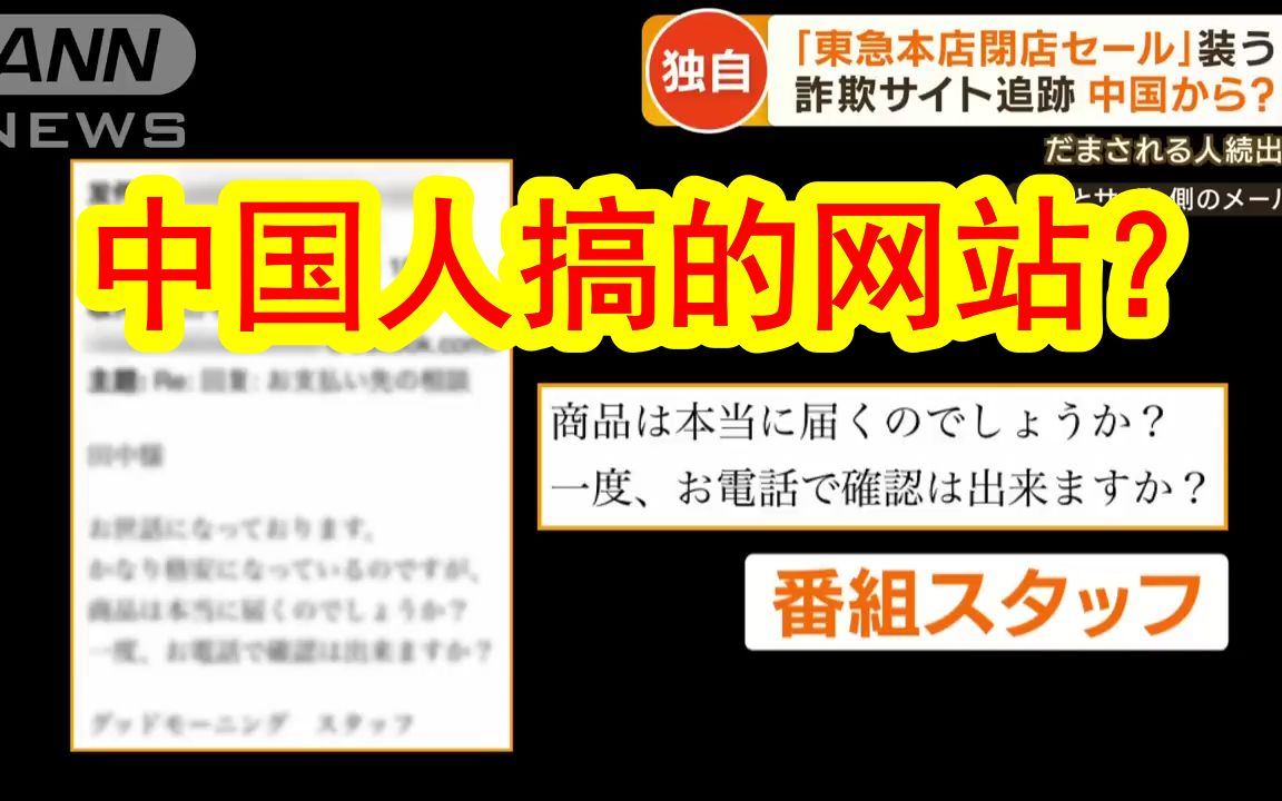 【中日双语】或为中国人所为?日本出现假冒网站进行诈骗,节目组深挖发现中国痕迹.日本专家警告「若不斩草除根,会有更多人被骗」哔哩哔哩bilibili