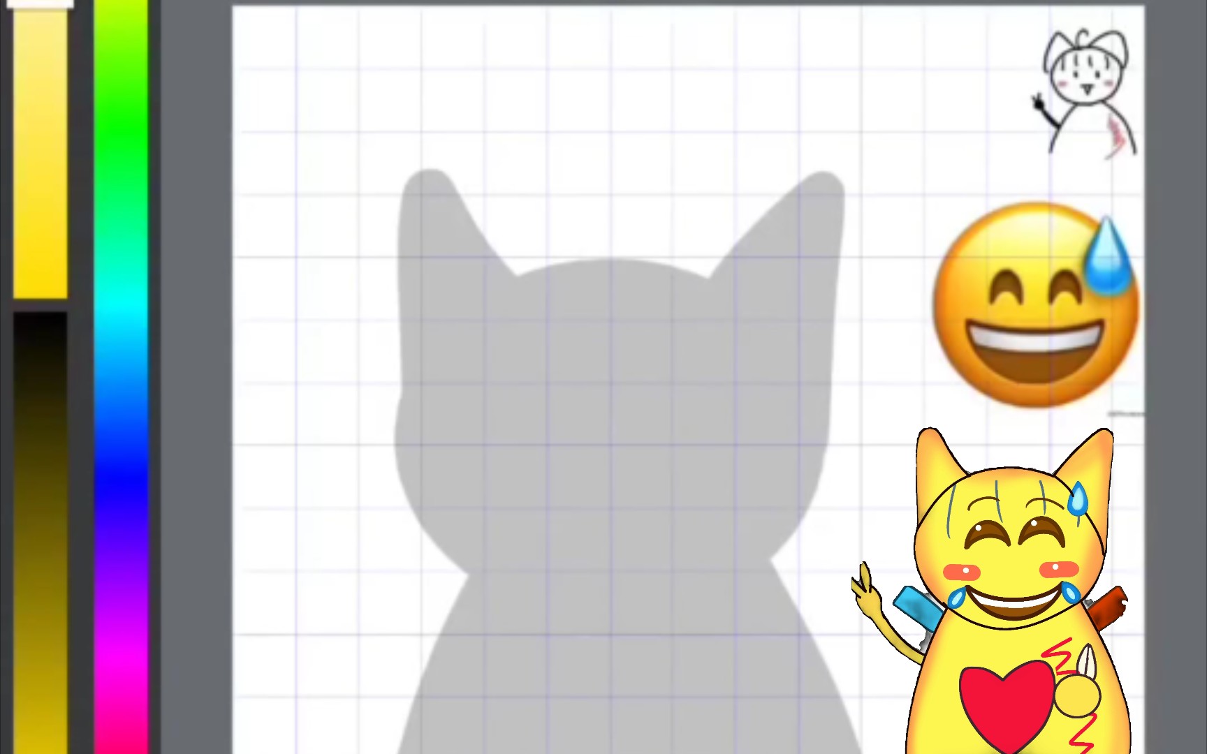 活动作品嘉心糖和流汗黄豆等表情包融合是什么样呢