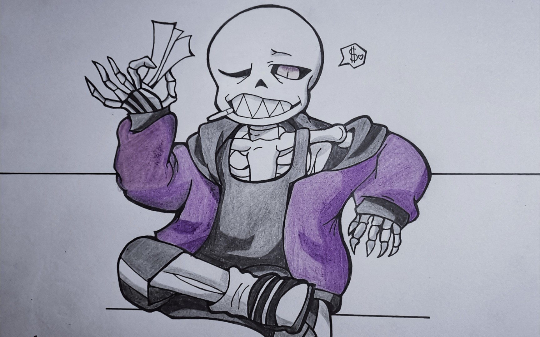 【繪畫】swapfellswap sans.(臨摹)