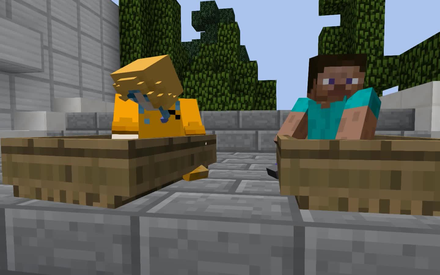 用我的世界大致还原bad guy mv