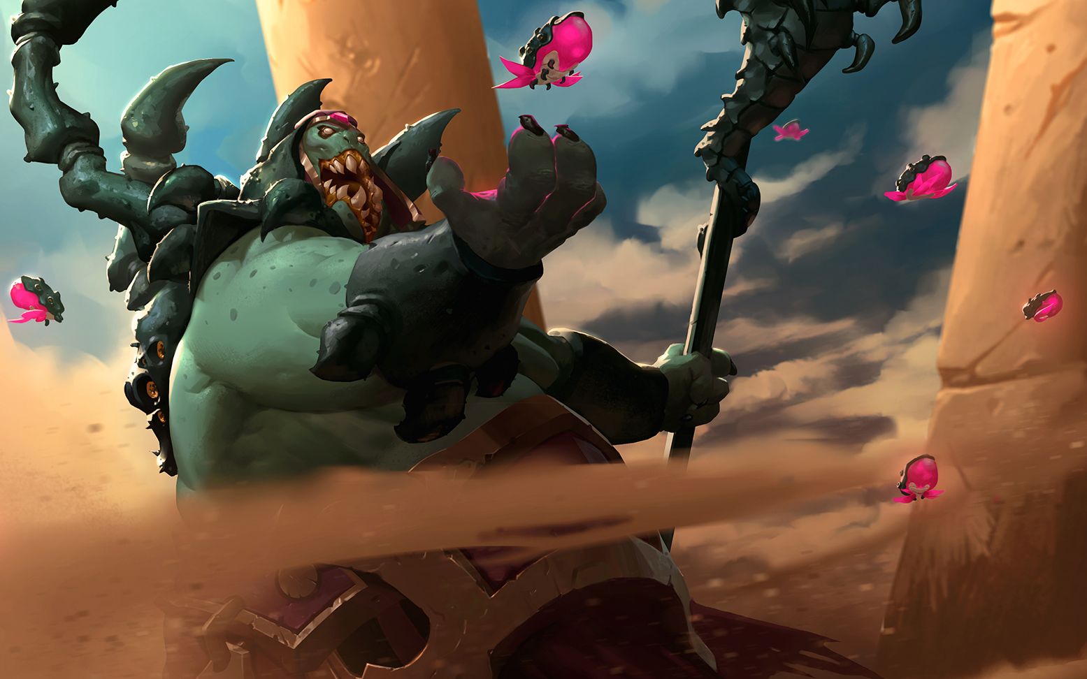 【battlerite】2v2虫王第一视角#03