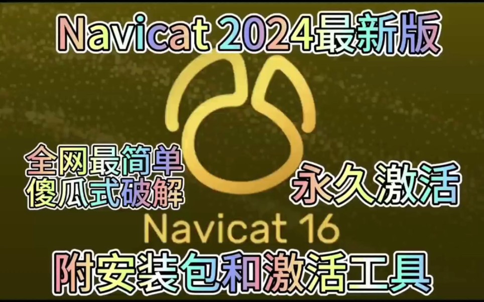 [图]navicat 16安装，免费汉化版永久激活，超细致讲解保姆级安装教程，附带安装包