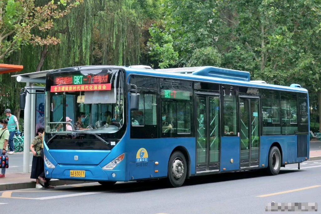 【pov-4】泉城无轨新气象,老蓝风采当益壮——济南公交brt-7号线下行