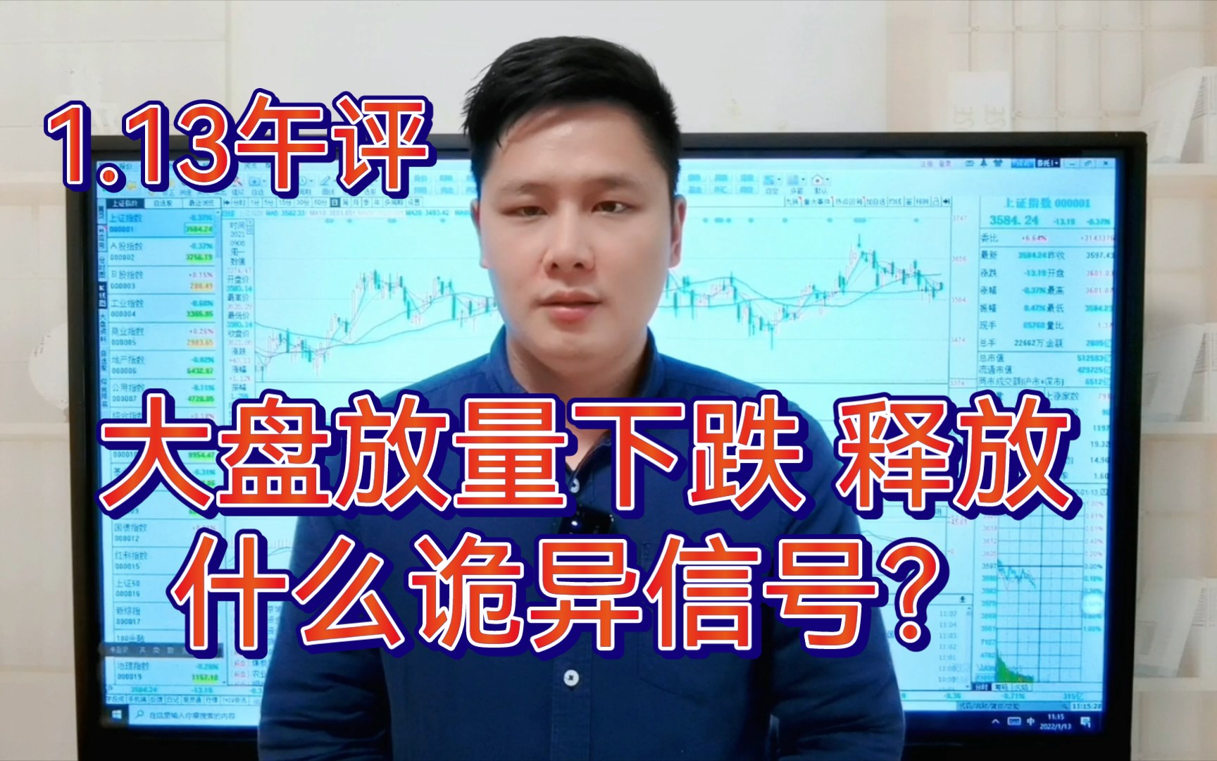 大盘放量下跌 释放什么诡异信号?要割肉还是抄底?预制菜怎么看?哔哩哔哩bilibili