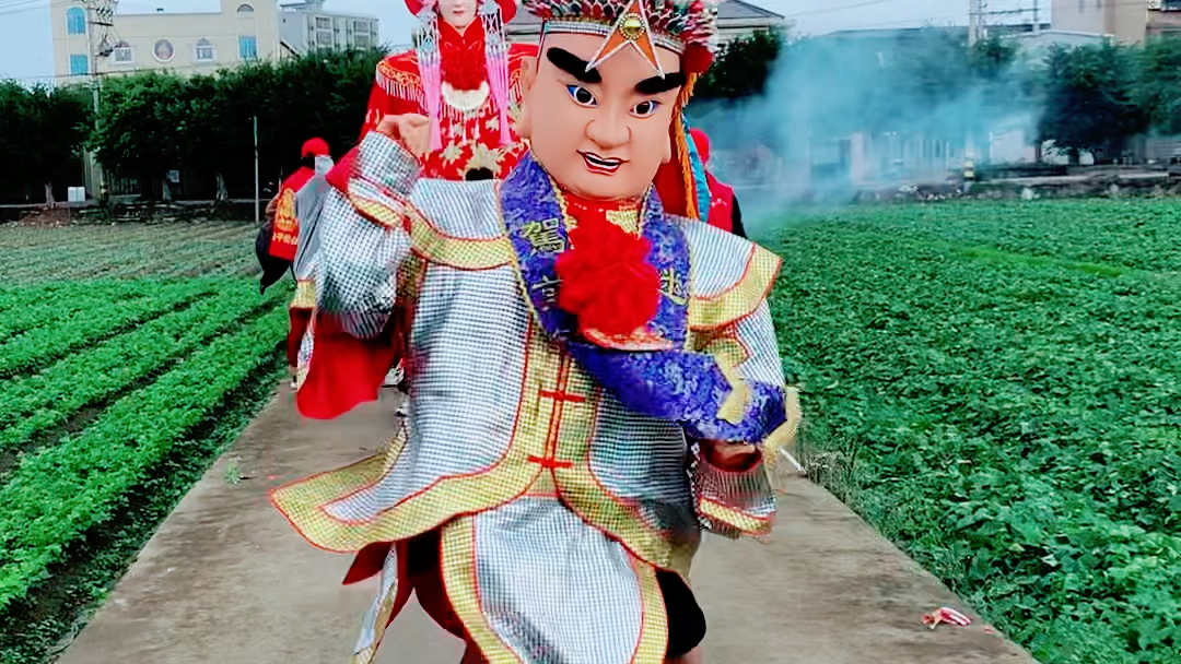 热门 福建福州长乐郑朱村游神 #传统文化 #见者好运