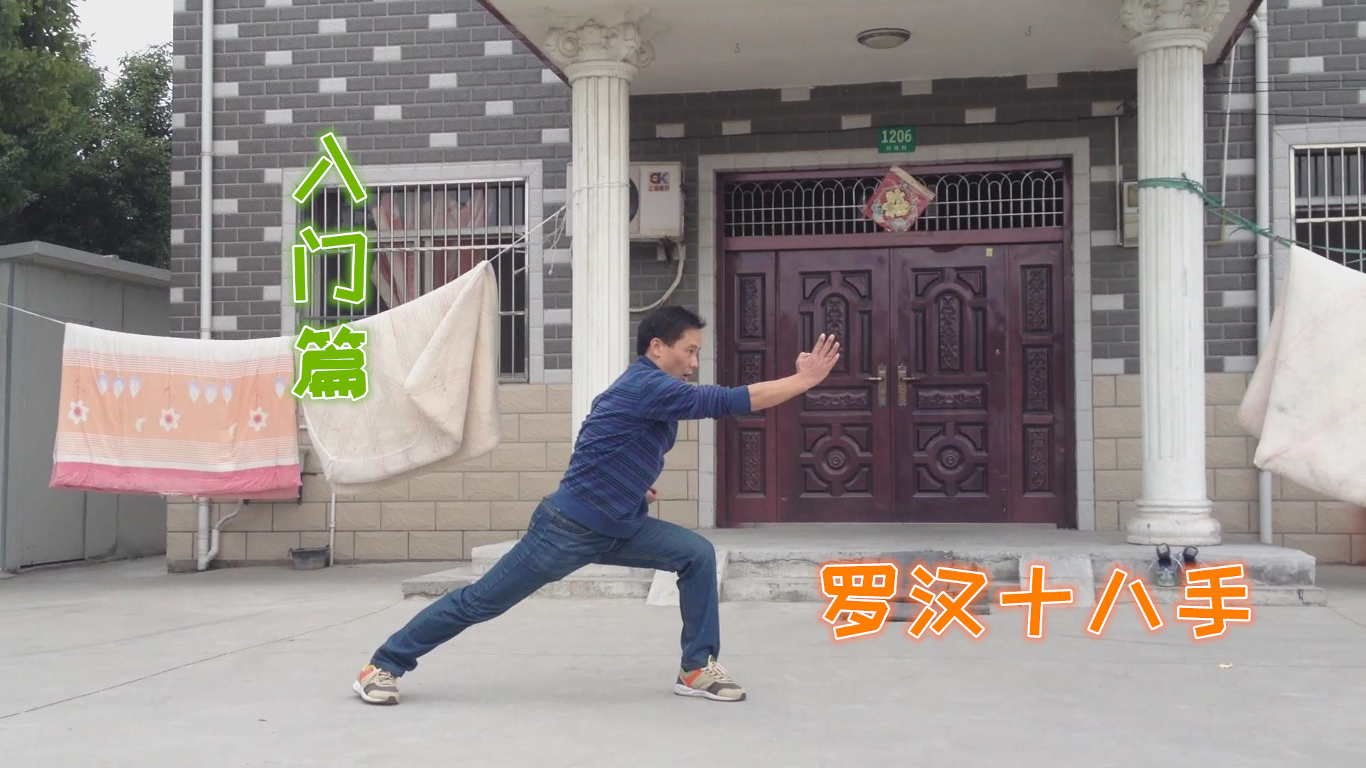 零基础自学少林功夫:传统武术罗汉十八手-入门篇