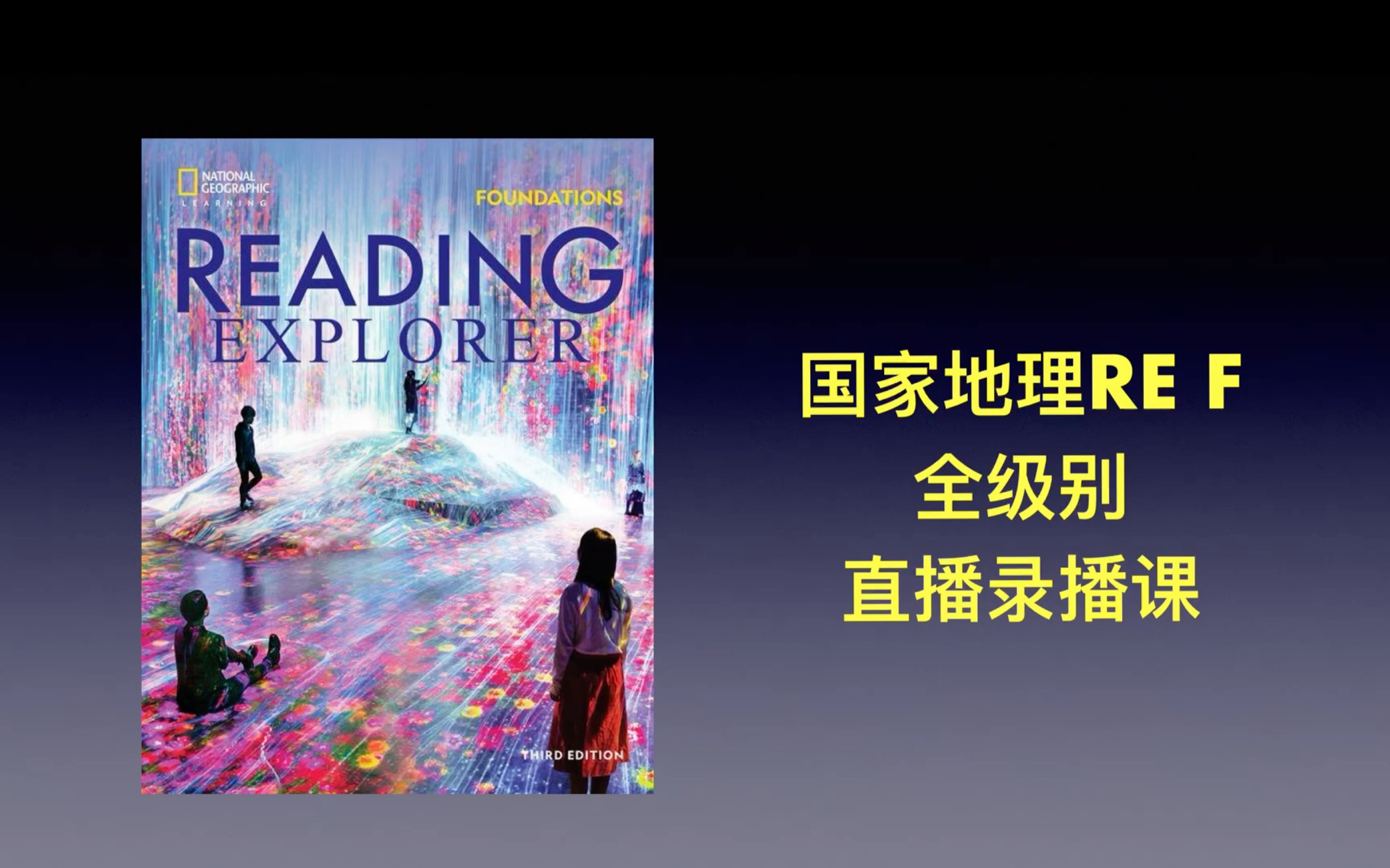 [图]原版教材 国家地理 reading explorer f 全级别 直播录播