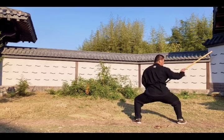 少林棍法闻名天下,阴手棍是少林棍术中最具有代表性的棍术之一_哔哩哔哩_bilibili