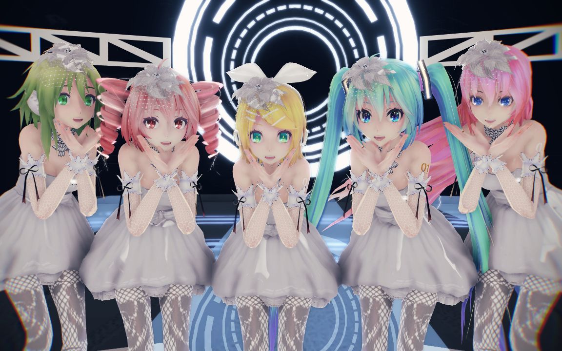 【mmd】红粉黄绿蓝,随心所欲mercy