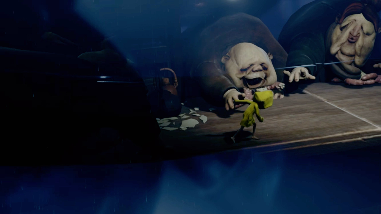 白嫖steam《小小梦魇》被食客追逐的小六-给我整兴奋了_剪辑