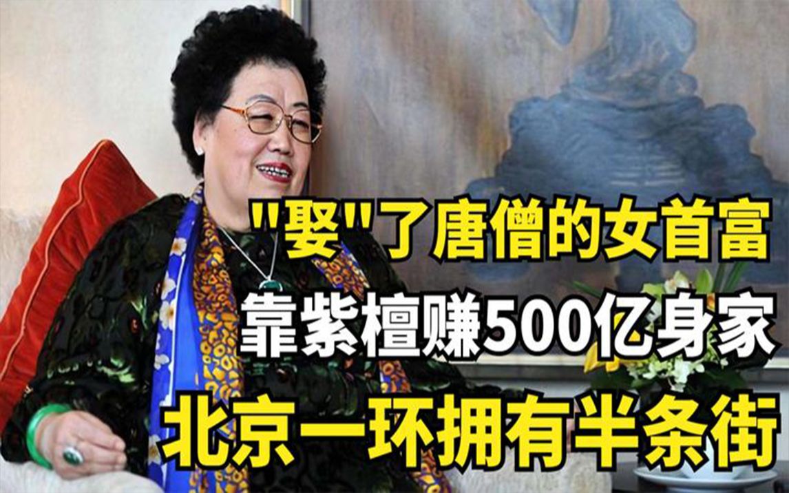 “娶”了唐僧的女首富,靠紫檀赚500亿身家,北京一环拥有半条街哔哩哔哩bilibili