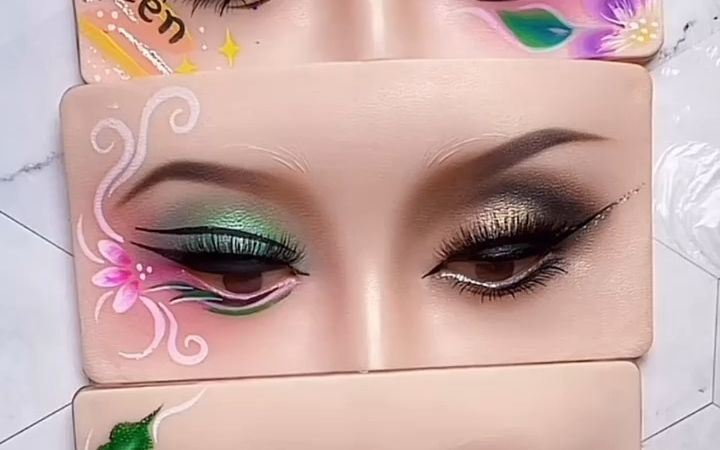 眉眼唇专业化妆练习皮