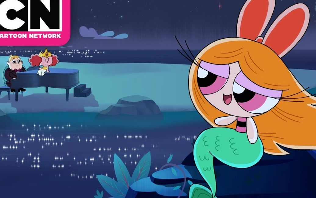 飞天小女警变身甜美漂亮美人鱼?下一秒吓我一跳!