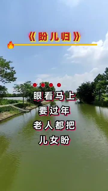 眼看马上要过年#老人都把儿女盼#盼儿归