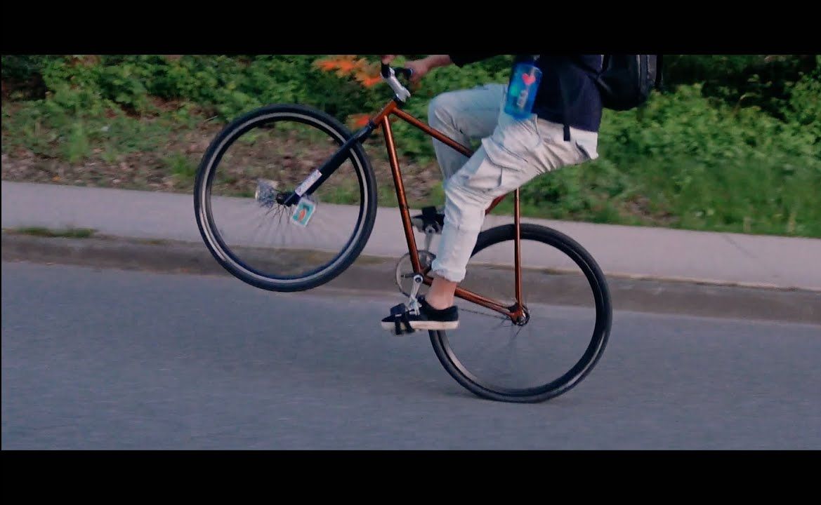 fixed gear|死飞骑行-wheelies dirt jumps pump track(on