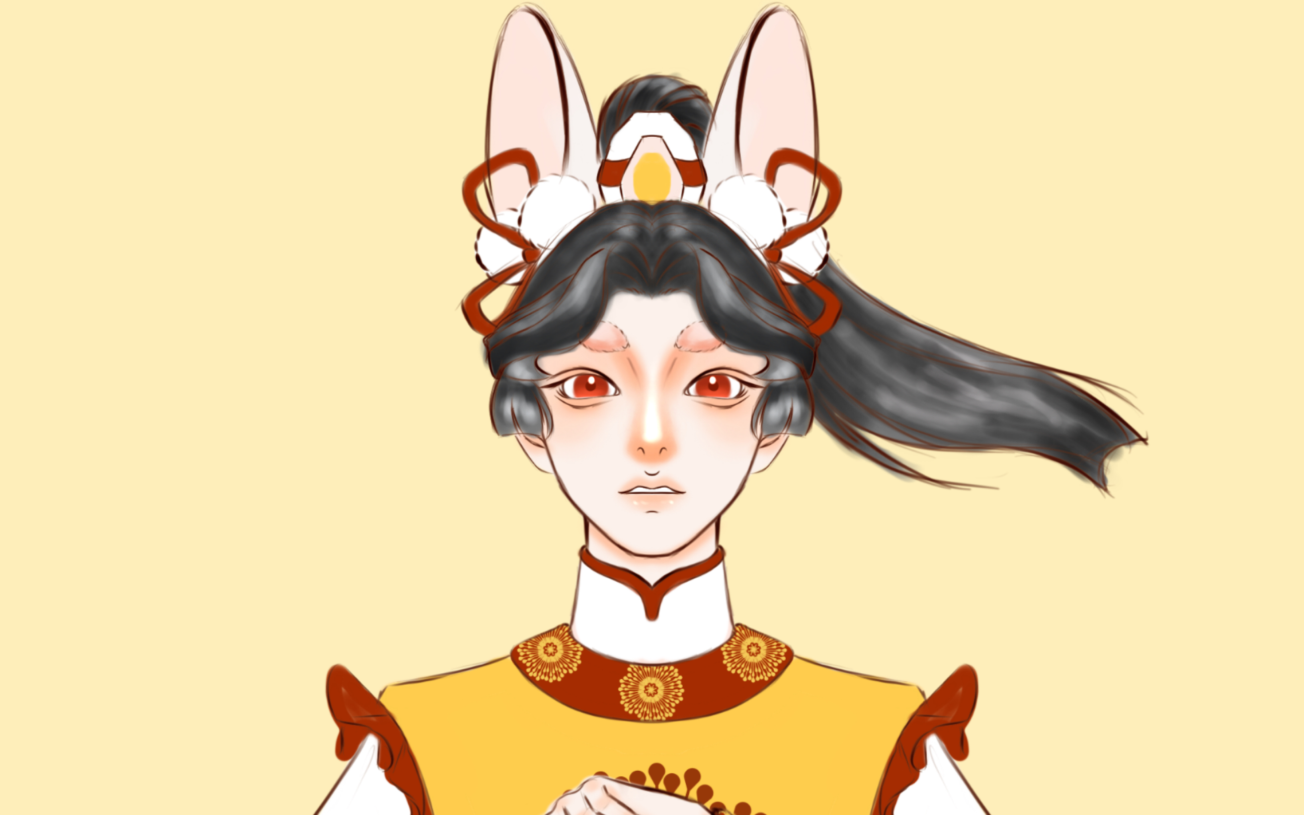 【procreate】用procreate画一个可可爱爱的兔子精叭!