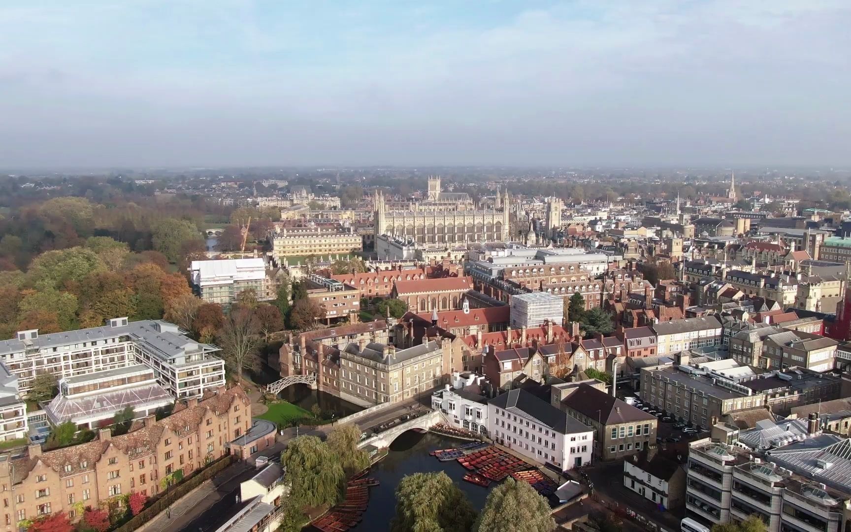 航拍8分钟云逛牛津大学和剑桥大学