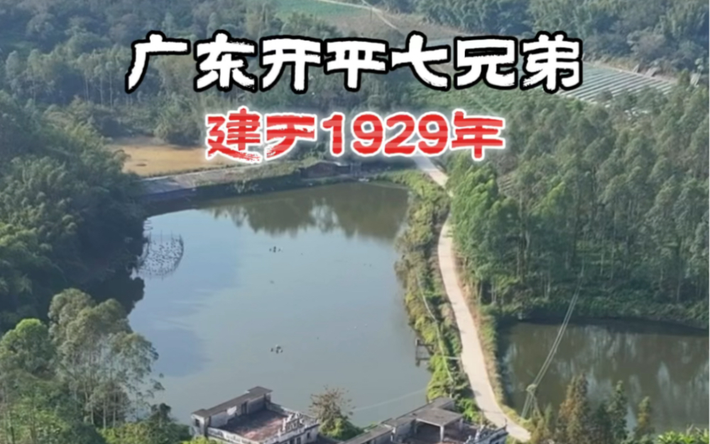 广东开平7个兄弟,建于1929年,要富一起富要走一起走,民国时期七兄弟外出捞金,发达后一起回国建造美好家园,之后七兄弟又移民去了国外,如今百...