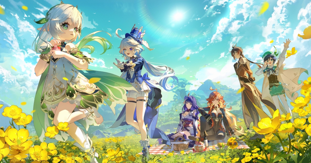 【原神】四周年壁纸(补)