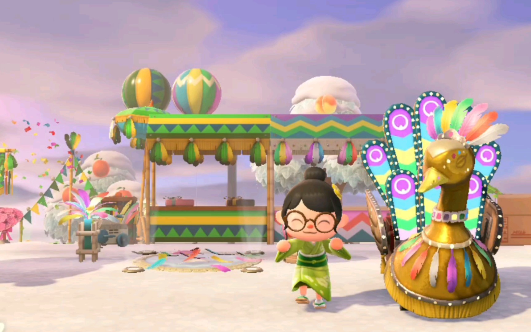 动森 狂欢节最终奖励 巡游花车 展示