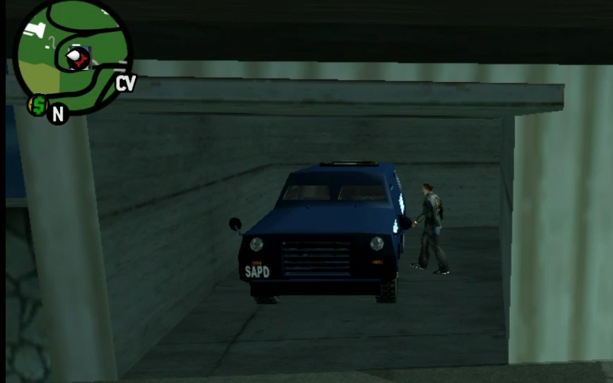 圣安地列斯的全防fbi武装车