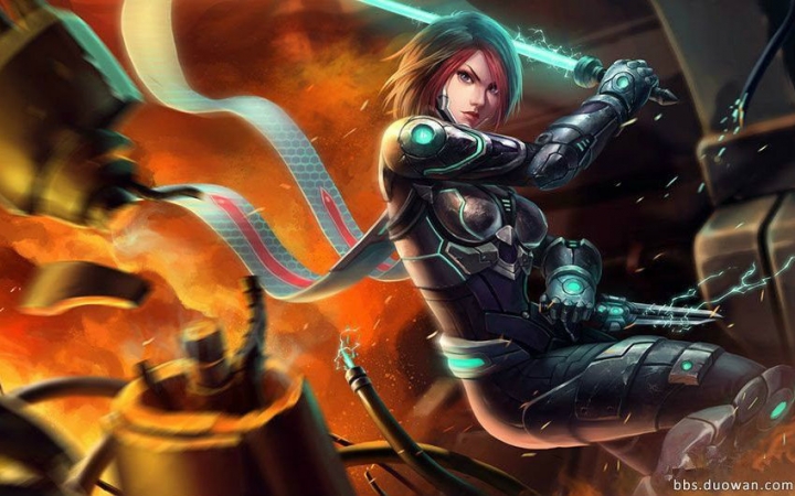 【战旗全明星】冷小莫:剑姬vs锐雯17杀 用锐雯跟我对拼 从一开始你就