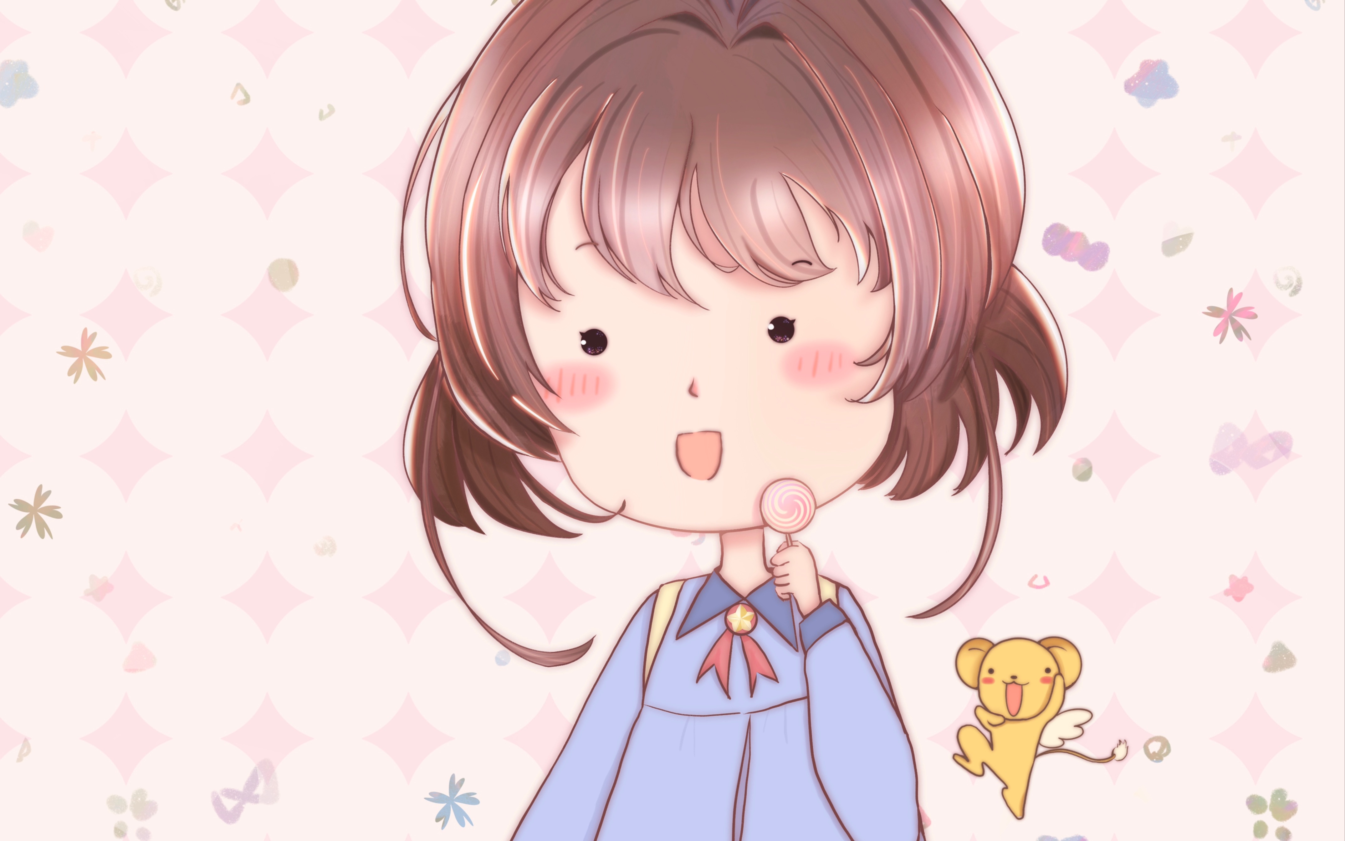 给自己摸了个小樱～壁纸和头像效果在最后