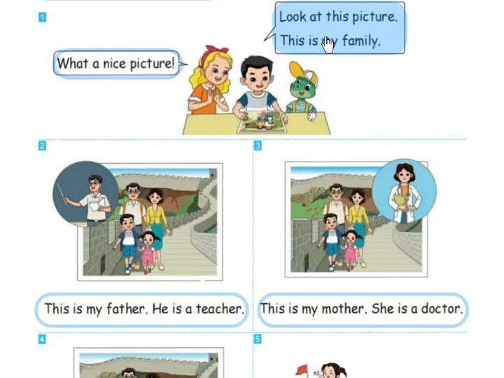 新冀教版英语教材三年级上册第6单元第1课课文朗读