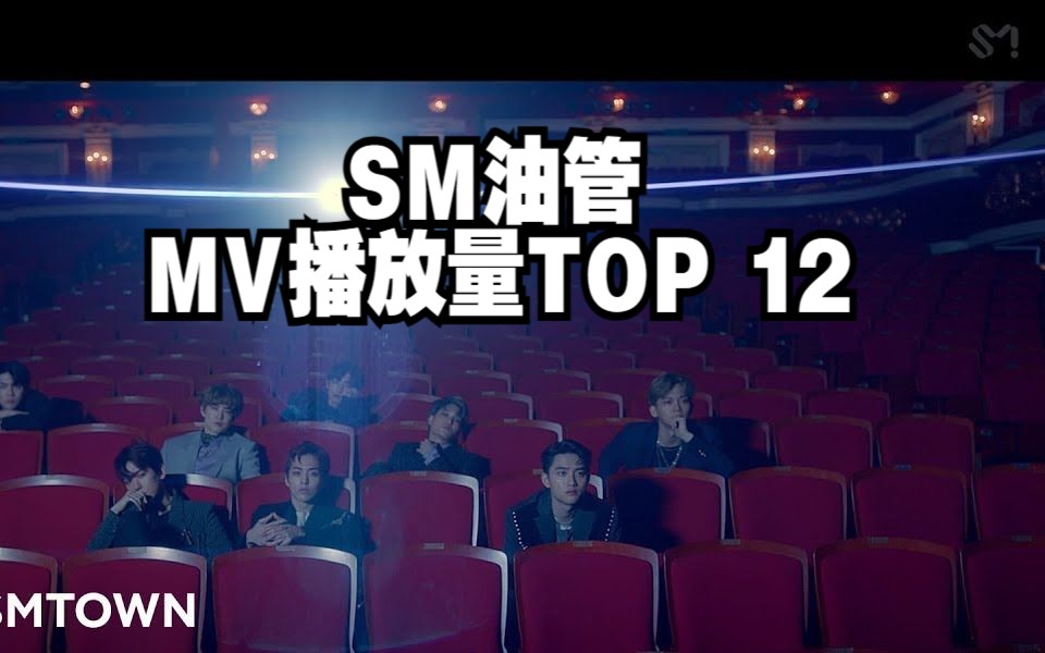 【SM】MV播放量TOP12盘点!哔哩哔哩bilibili