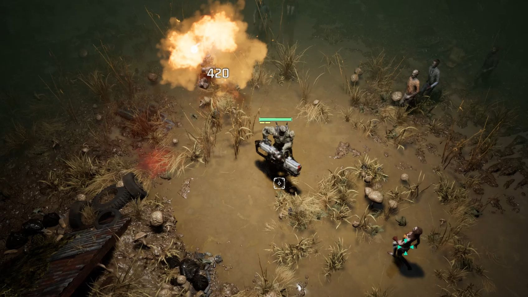steam这款类幸存者俯视角肉鸽射击游戏好玩到停不下来！