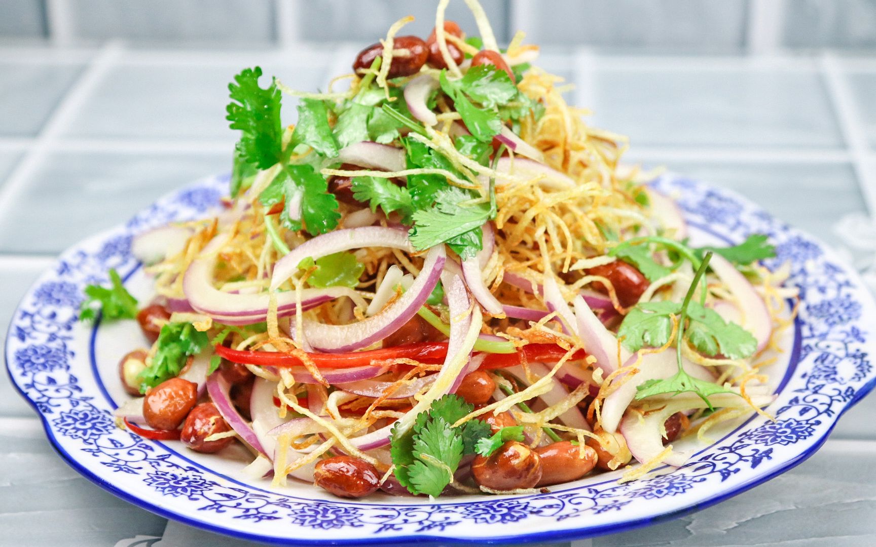 这才是酒桌上必备的凉拌菜大厨教你做三丝爆豆清脆爽口吃不够