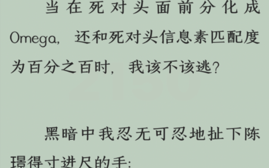 [图]全文/在死对头面前分化成omega的我该不该逃跑/bgm青柠