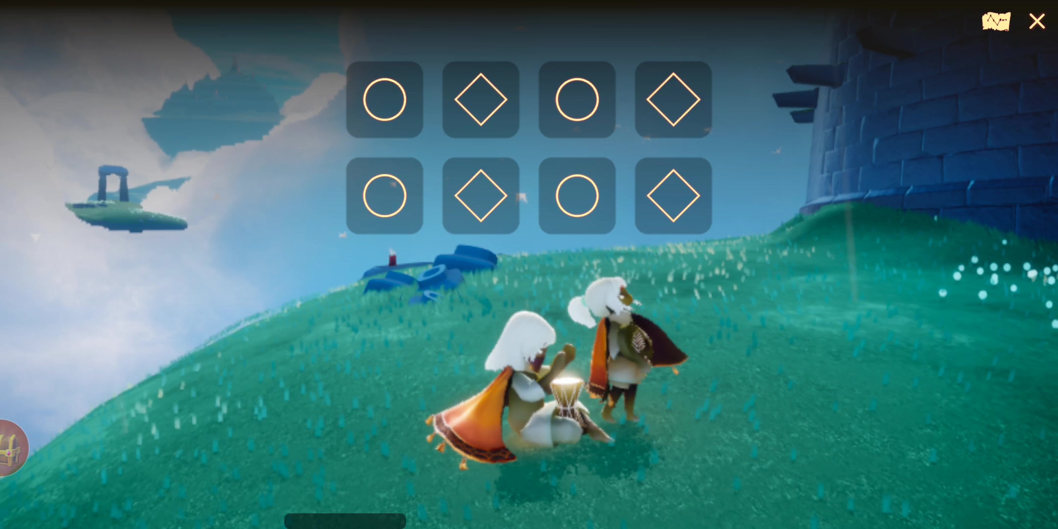 活动作品光遇当你带着鼓恰巧碰到别人练琴