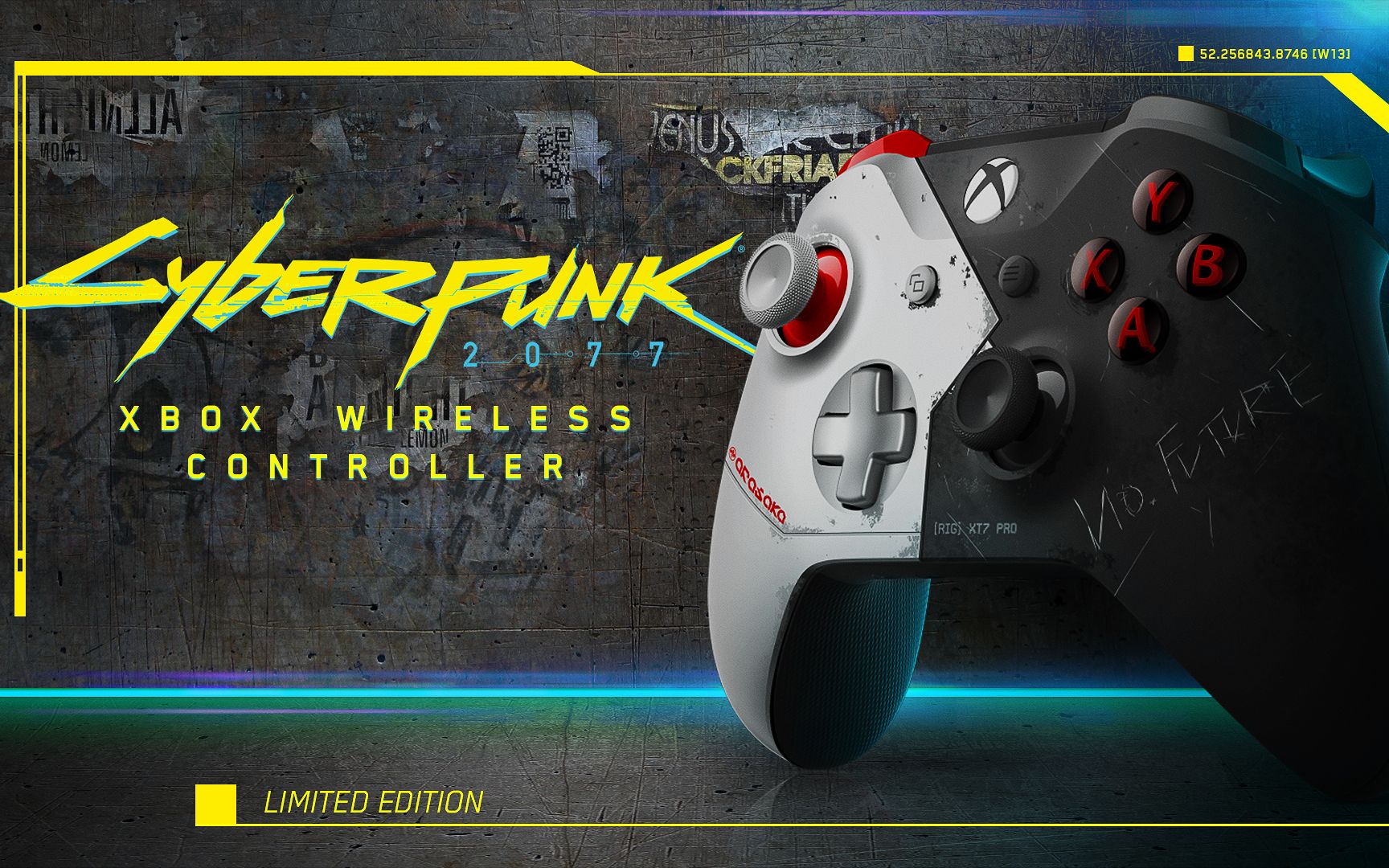 xbox为您介绍xbox赛博朋克2077限定版手柄给你个方式提前进入夜之城