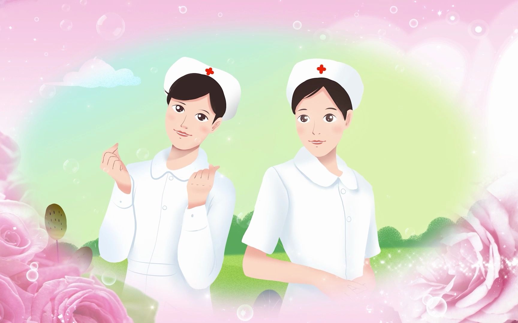 《让我们荡起双桨》 《明天会更好》512护士节